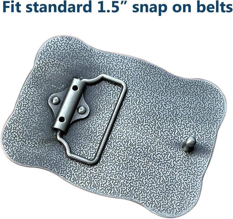 Seternaly Western Cowboy/Cowgirl Belt Buckles Punk Rodeo Horseman Belt Buckle for Men Women Boy Girl Youth - Image 3
